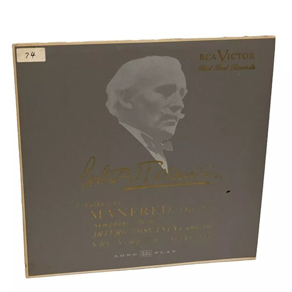 Manfred, Op. 58 (Symphonic Poem) (Vinyl, 1950) RCA Victor Red Seal LM 1037 Good - Picture 1 of 12